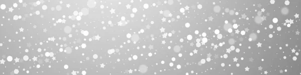 Magic stars sparse Christmas background. Subtle fl — Stock Vector