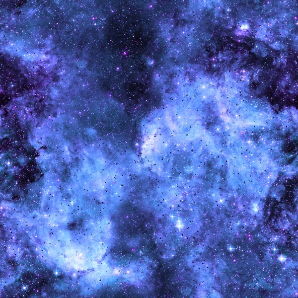 Αστρικός ουρανός χωρίς ραφή μοτίβο. Μπλε αφηρημένη — Φωτογραφία Αρχείου