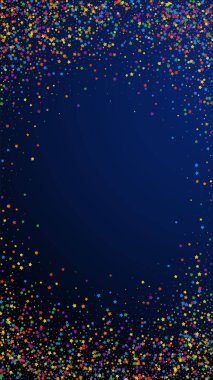 Şenlikli, harika konfeti. Kutlama yıldızları. Chi