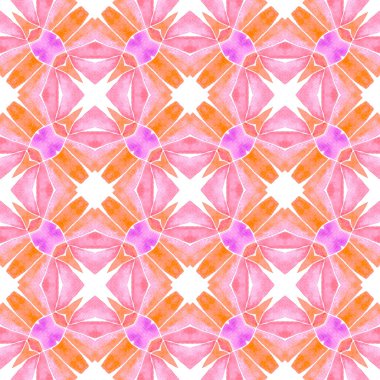 Çizgili el çizimi tasarımı. Turuncu garip boho. 