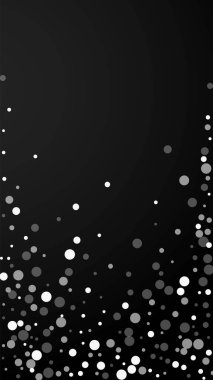 Beyaz noktalar Noel arkaplanı. İnce uçan sno