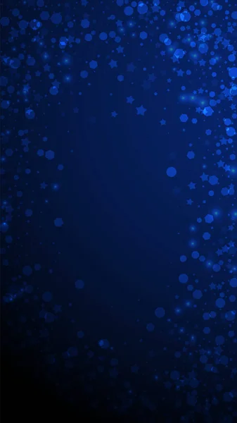 Étoiles magiques fond de Noël clairsemé. Fl subtil — Image vectorielle