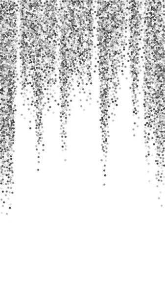 Yuvarlak gümüş parıltılı, ışıltılı konfeti. Kare