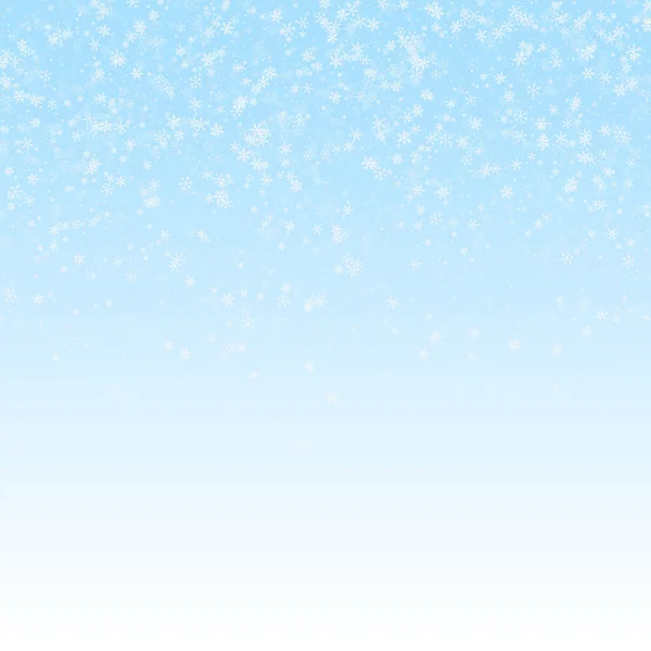 Schöne Schneefall Weihnachten Hintergrund. Feinsinniges Fl — Stockvektor