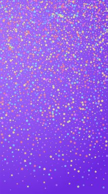 Şen nefes kesici konfeti. Kutlama yıldızları. 