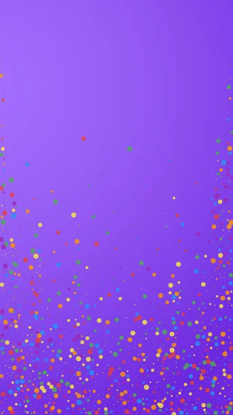 Des confettis puissants et festifs. Des stars de la fête. Colo ! — Image vectorielle