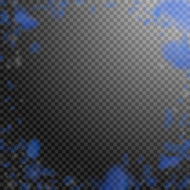 Koyu mavi çiçek yaprakları dökülüyor. Harika.