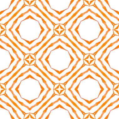 Sembol suluboya deseni. Turuncu trend boho 