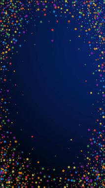 Muhteşem şenlik konfetileri. Kutlama yıldızları. Yağmur yağar