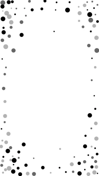 Verstreute zufällige schwarze Punkte. Dunkle Punkte zerstreuen sich — Stockvektor