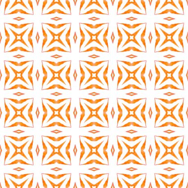 Madalyon pürüzsüz desen. Turuncu, güzel boho. 