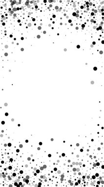 Dağınık yoğun balkon noktaları. Karanlık nokta dağılımı