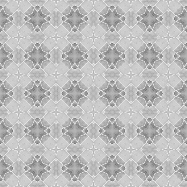 Tiled  watercolor background. Black and white — Stock Photo, Image