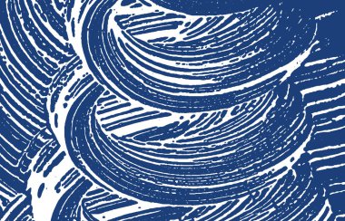 Grunge dokusu. Üzüntü çivit pürüzü. Encha.