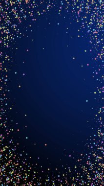 Şenlikli, keyifli konfeti. Kutlama yıldızları. Birlikte