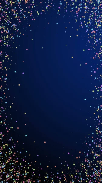 Délicieux confettis festifs. Des stars de la fête. Co — Image vectorielle