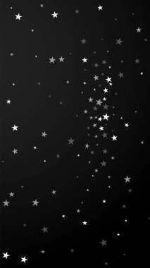 Yılbaşı arka planında rastgele düşen yıldızlar. İnce. 