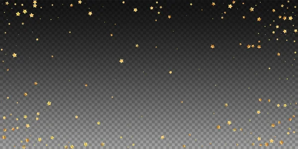 Altın yıldızlı, pırıl pırıl lüks konfeti. Scatt.