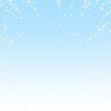 Yılbaşı arka planında rastgele beyaz noktalar. İnce sinek.