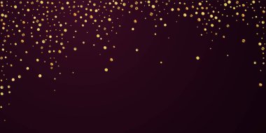 Nadir bulunan altın konfeti konfeti konfetisi. Kare