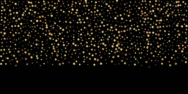 Sparse confeti de oro de lujo confeti espumoso. Sc — Archivo Imágenes Vectoriales