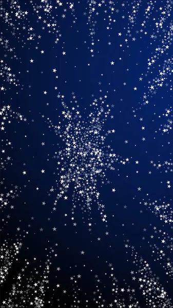 Verbazingwekkende vallende sterren Kerst achtergrond. Subtiel — Stockvector