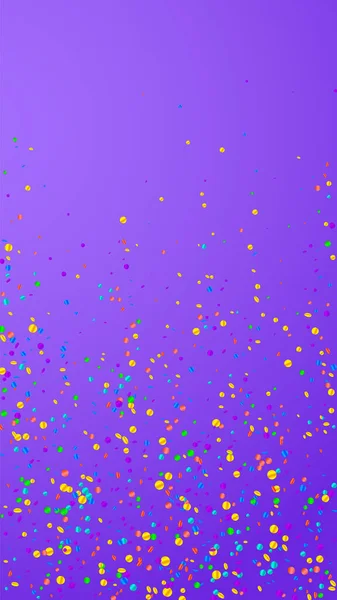 Festive confettis populaires. Des stars de la fête. Brigh — Image vectorielle