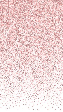 Pembe altın parıltılı lüks konfeti. Scatt.