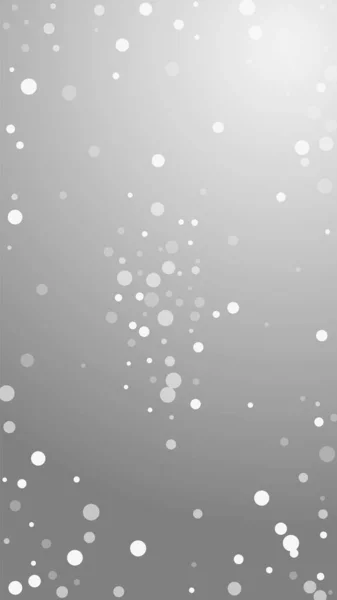 Lunares blancos Fondo de Navidad. Sutil vuelo sno — Vector de stock