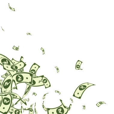Hindistan rupisi düşüyor. Dağınık INR faturaları