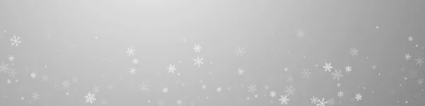 Gnisten snøfall, julebakgrunn. Subtil innflyging – stockvektor