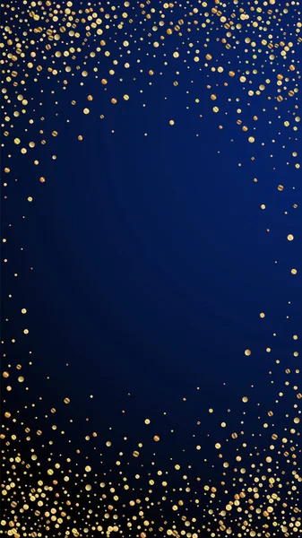 Festivo excelente confeti. Estrellas de celebración. Gol. — Vector de stock