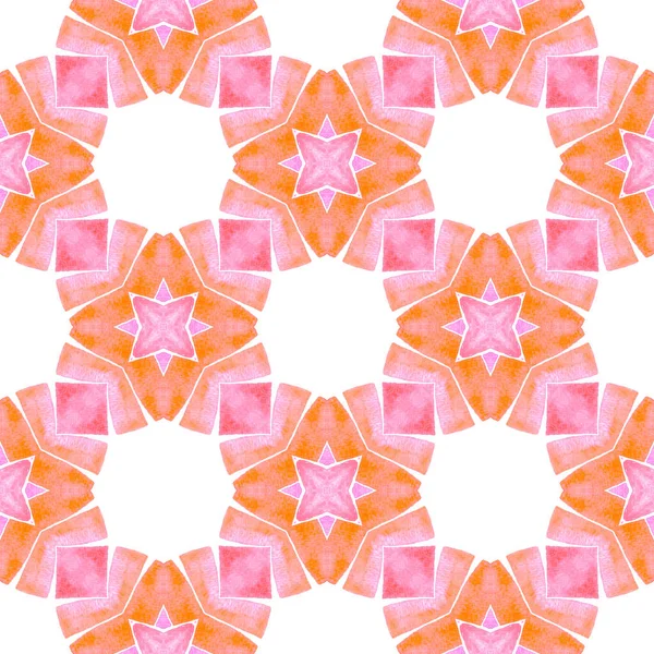 Tropical seamless pattern.  Orange excellent boho — Stock Photo, Image