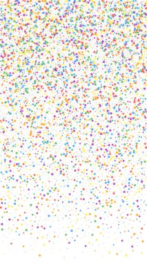 Şenlikli, güzel konfeti. Kutlama yıldızları. Chi