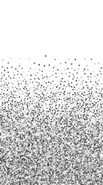 Gümüş parıltılı, ışıl ışıl, konfeti. Scattere