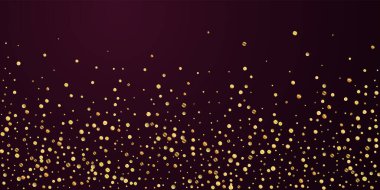 Nadir bulunan altın konfeti konfeti konfetisi. Kare