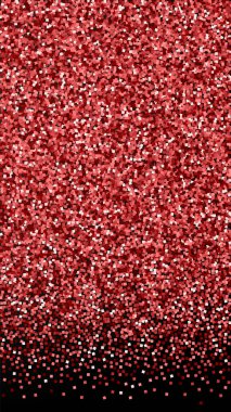 Kırmızı altın parıltılı lüks konfeti. Scatte