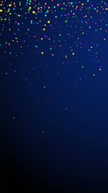 Festival fuarı konfetisi. Kutlama yıldızları. Parlak c