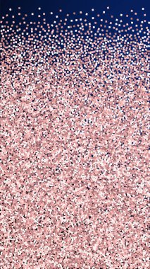 Pembe altın parıltılı lüks konfeti. Scatt.