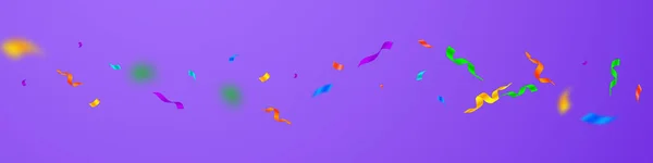 Streamers y confeti. Coloridas serpentinas oropel — Vector de stock