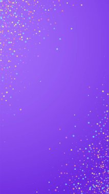 Şenlikli, etkileyici konfeti. Kutlama yıldızları. Birlikte