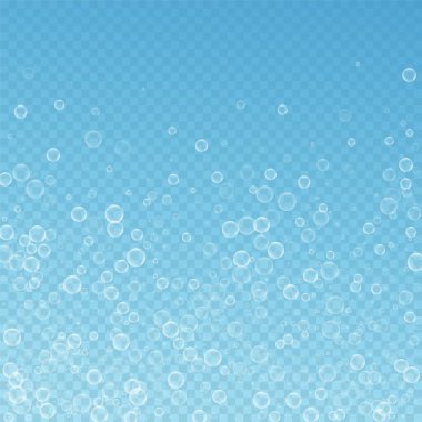 Sabun köpükleri soyut arkaplan oluşturur. Baloncuk üfleme 