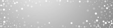 Beyaz noktalar Noel arkaplanı. İnce uçan sno