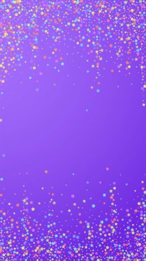 Büyüleyici bir şenlik konfetisi. Kutlama yıldızları. Birlikte