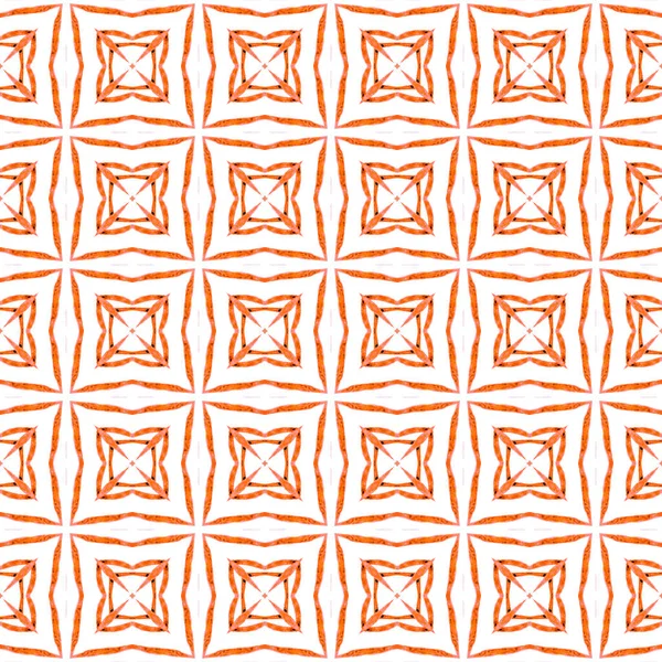 Tropical seamless pattern.  Orange charming boho — Stock Photo, Image