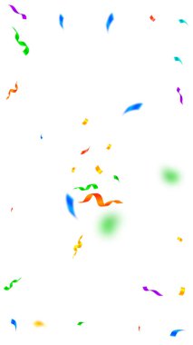 Flamalar ve konfeti. Renkli flamalar. 