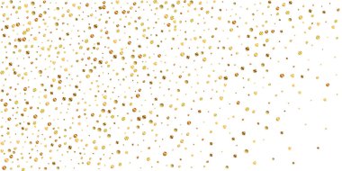 Nadir bulunan altın konfeti konfeti konfetisi. Kare