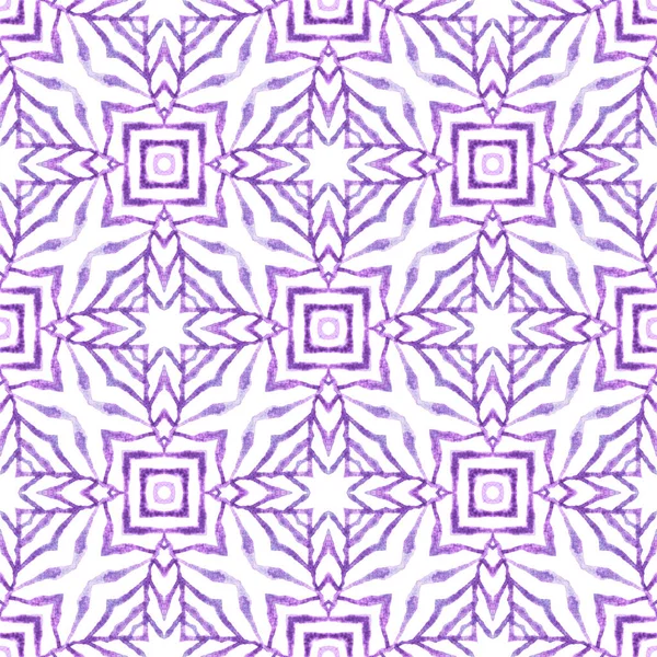 Patrón tropical sin costuras. Púrpura boho agradable —  Fotos de Stock
