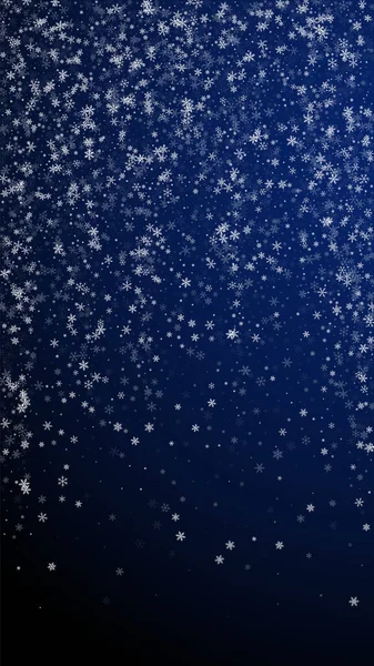 Schöne Schneefall Weihnachten Hintergrund. Feinsinniges Fl — Stockvektor