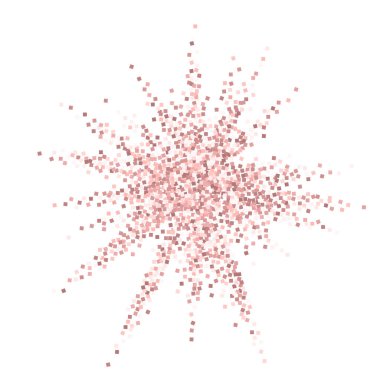 Pembe altın parıltılı lüks konfeti. Scatt.